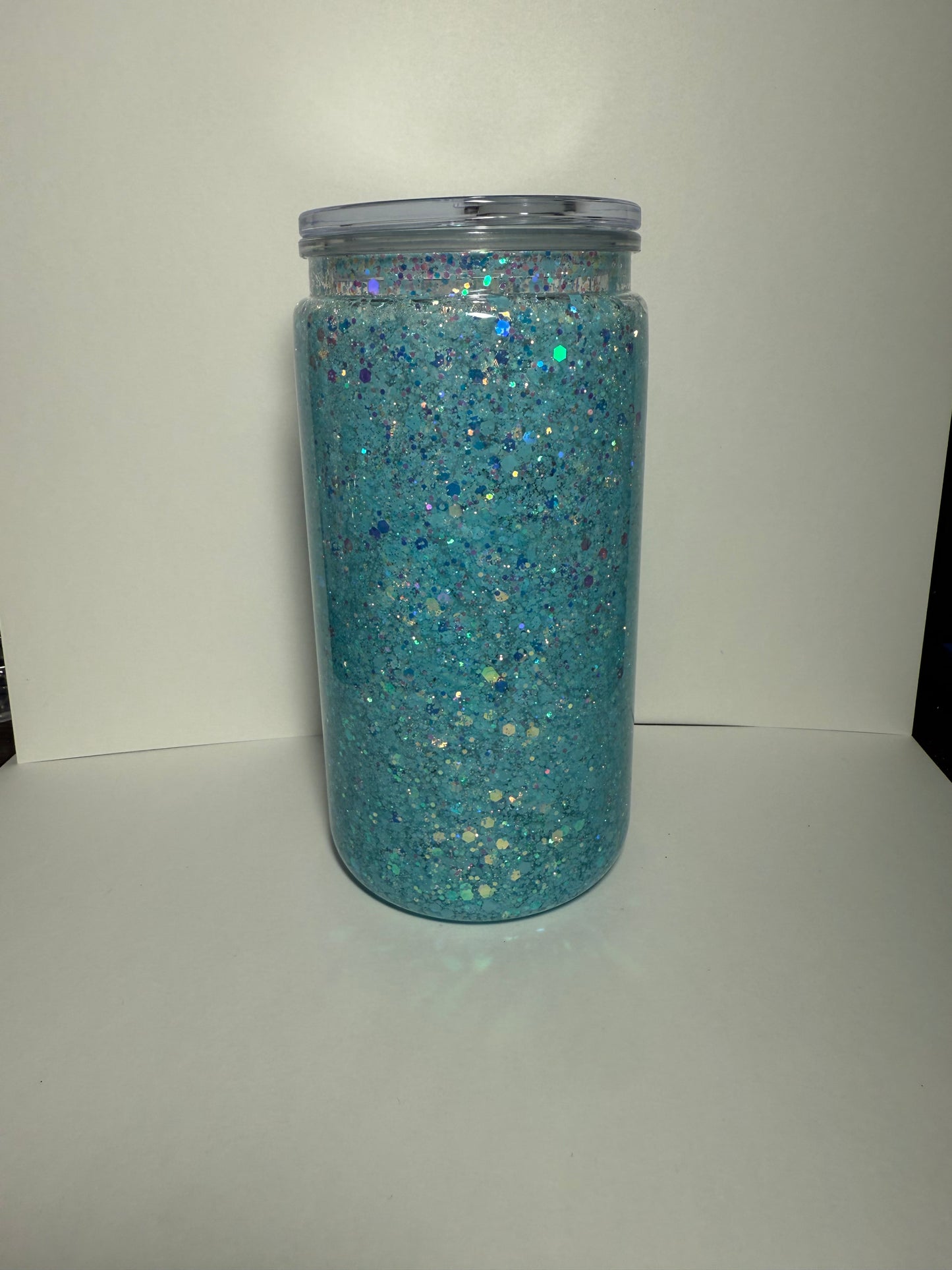 16oz glow acrylic snow globe