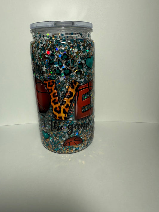 16oz acrylic basketball snow globe