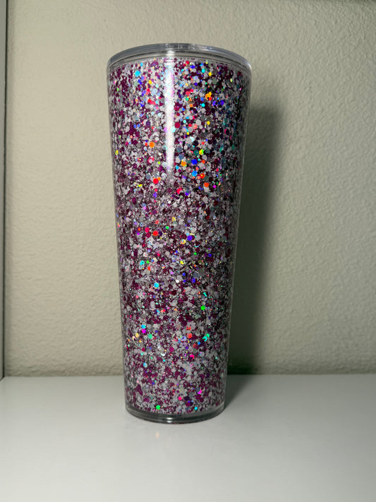 16oz acrylic snow globe