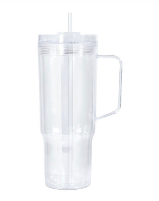 40oz Acrylic Snow Globe Cup