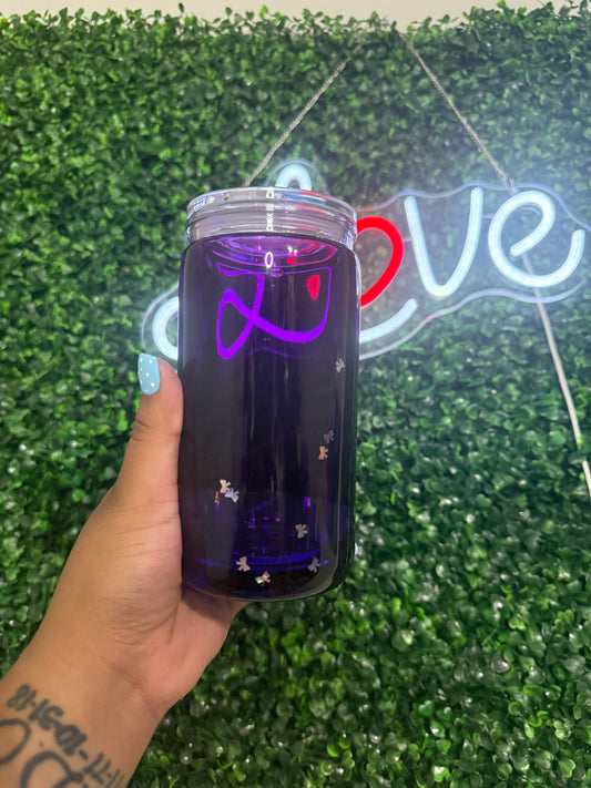 16oz acrylic purple lava
