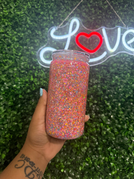 16oz acrylic medium flow glitter